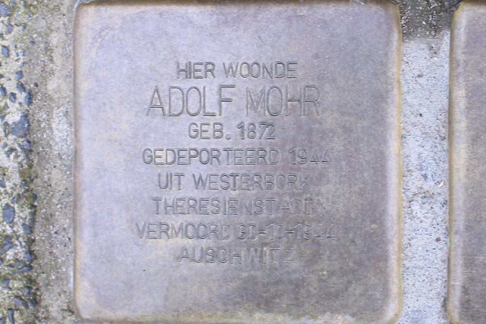 Stolpersteine Fagelstraat 17 #2