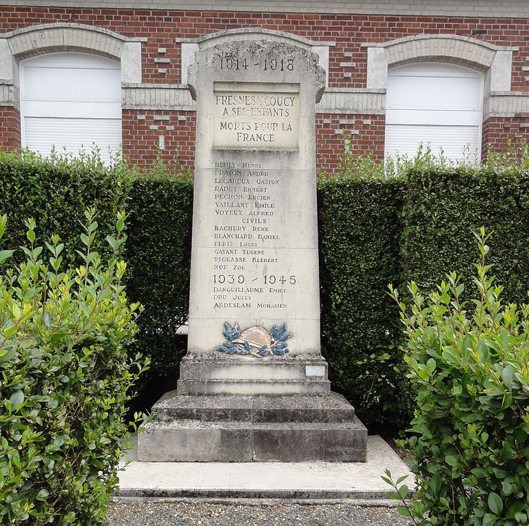 Oorlogsmonument Fresnes-sous-Coucy #1