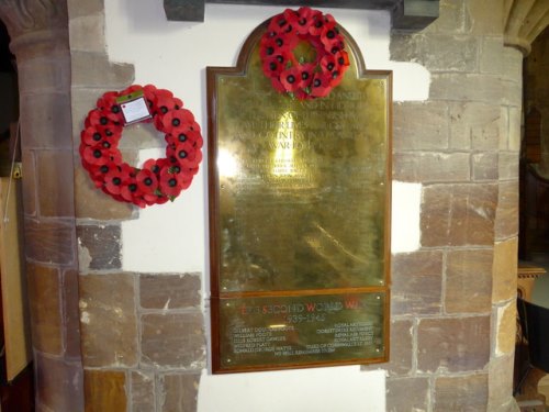 War Memorial Canford Magna Church