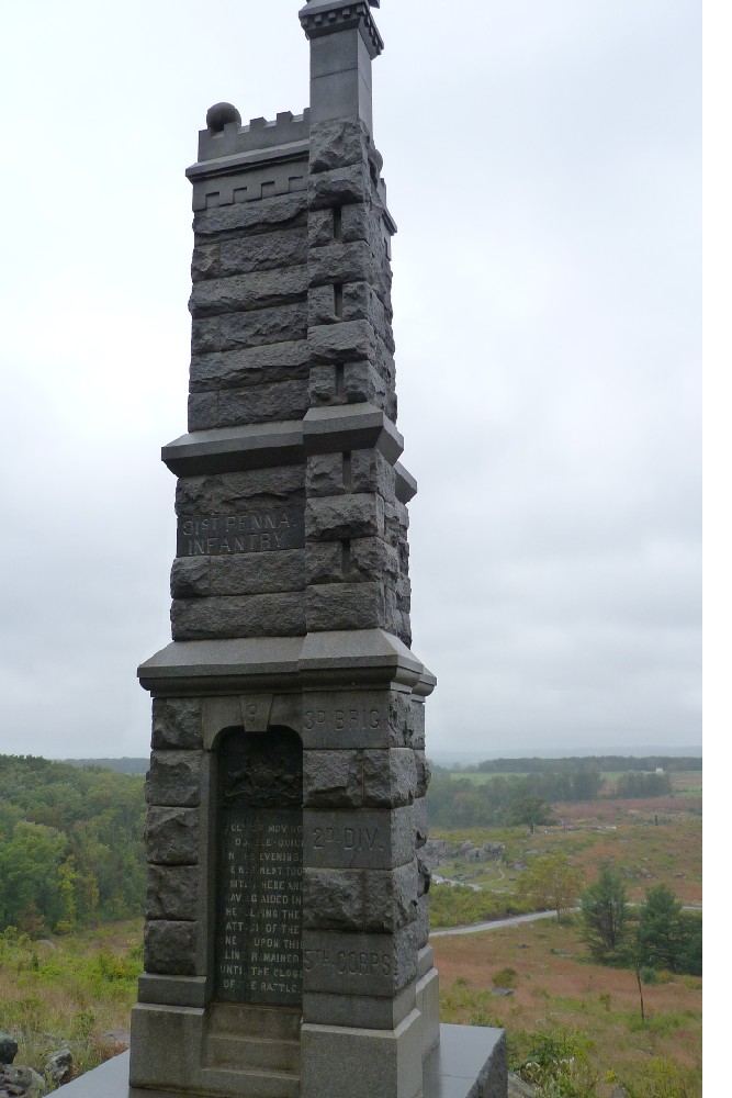 91st Pennsylvania Volunteer Infantry Regiment Monument #1