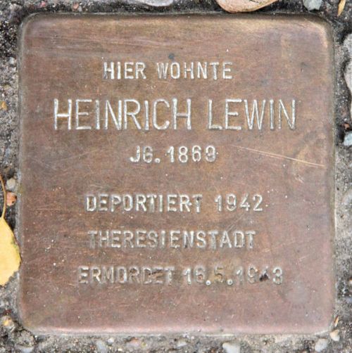 Stolpersteine Aschaffenburger Straße 6a #2