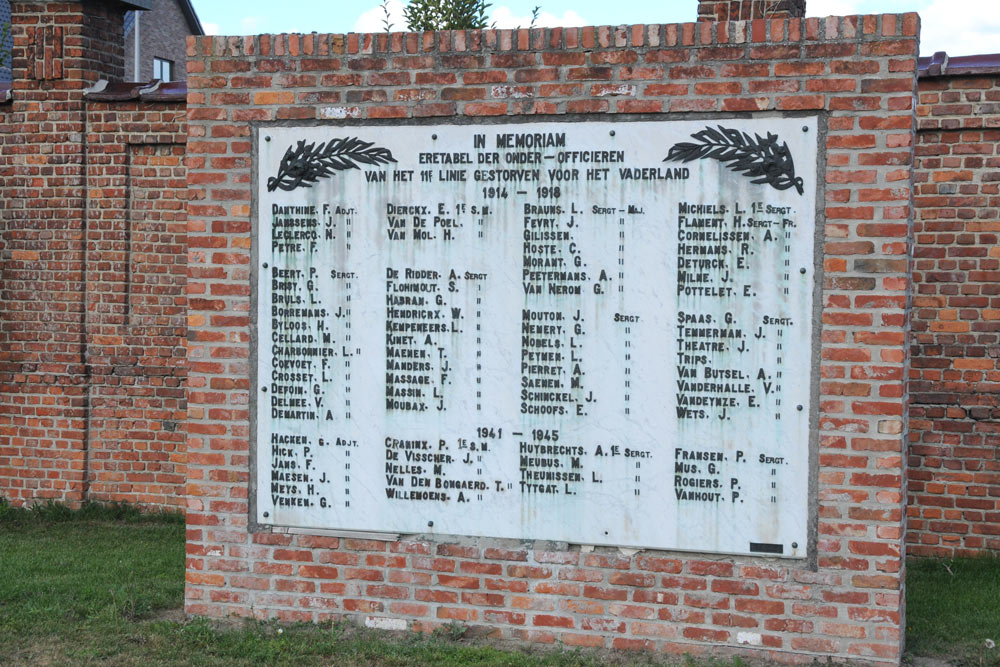 Oorlogsmonument 11e Linieregiment  Hasselt