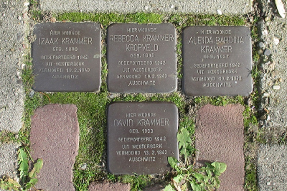 Stolpersteine Aleida Kramerstraat 18 #1