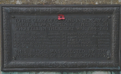 War Memorial Parish of Logie Buchan #2