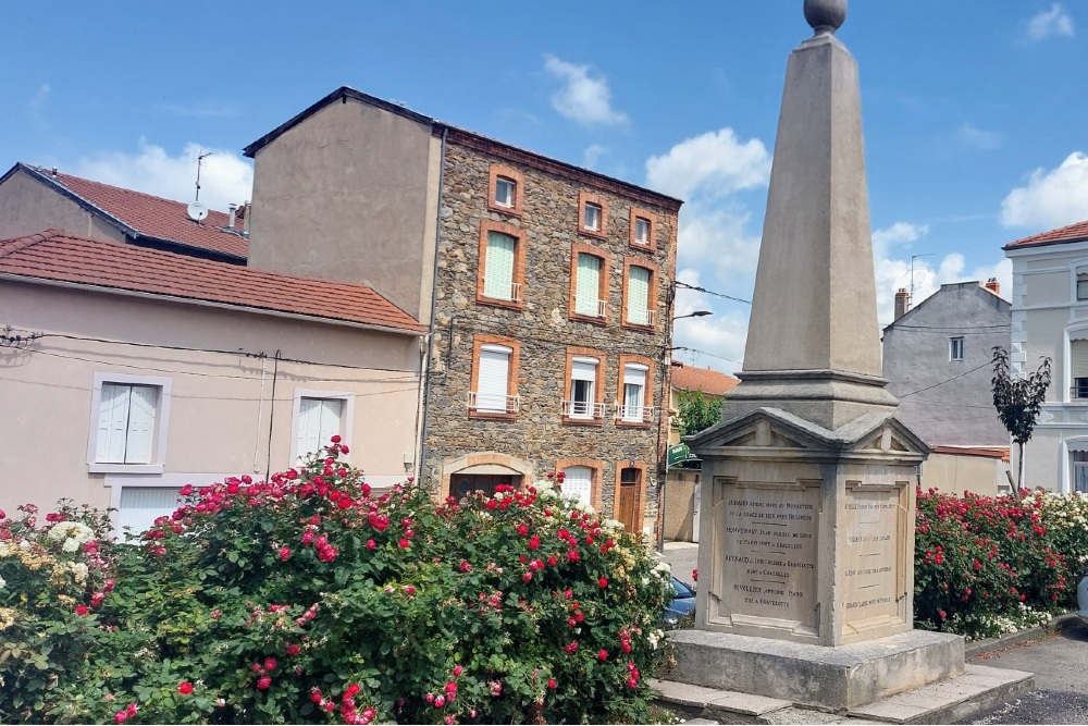 Oorlogsmonument Chazelles-sur-Lyon