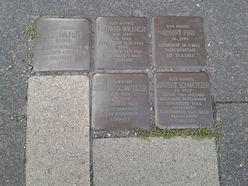 Stolpersteine Mühlenstraße 70
