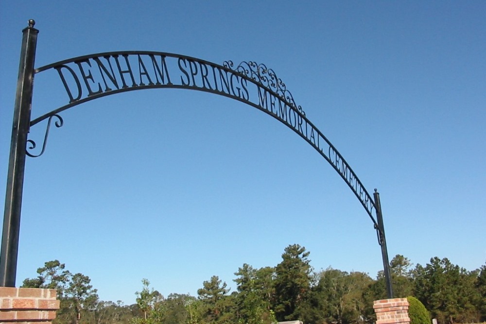 American War Grave Denham Springs Memorial Cemetery #1