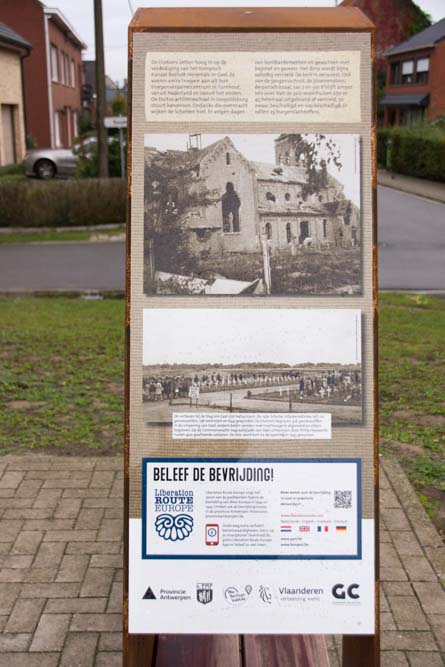 Info board 75 Years Liberation WWII Geel Ten Aard #5