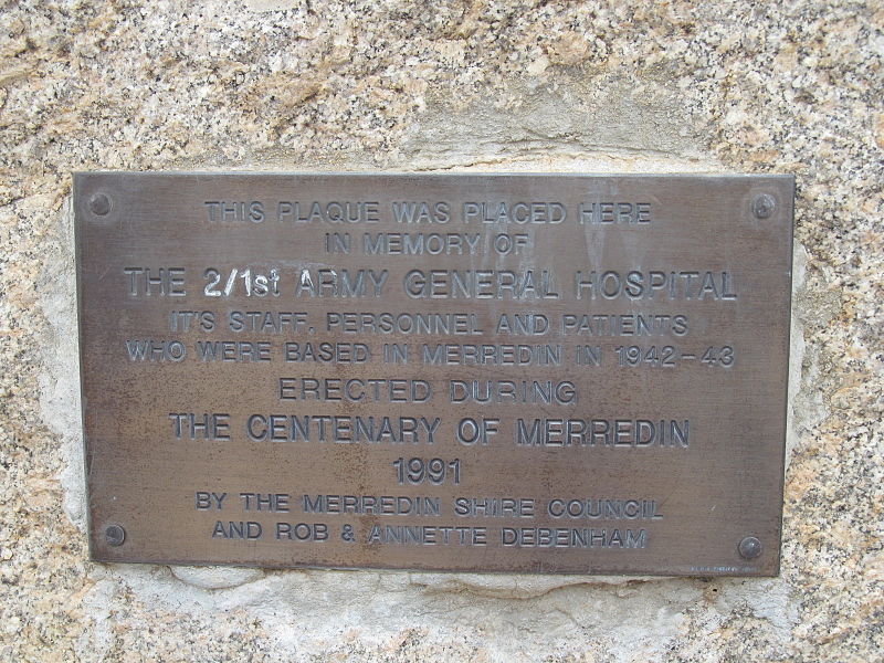 Memorial 2/1st Army General Hospital #2