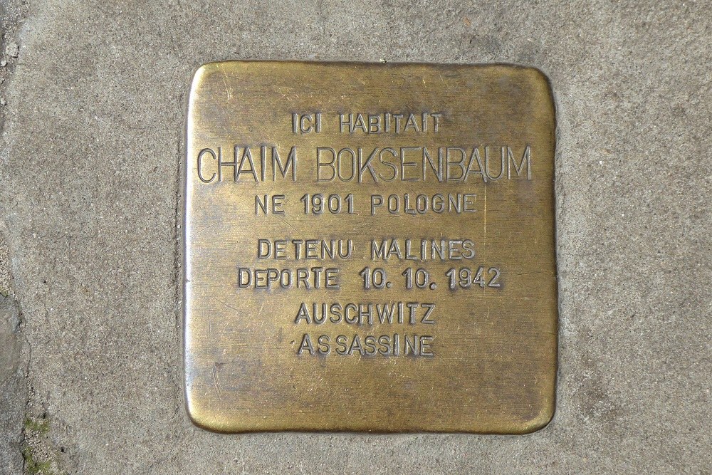 Stolperstein Huidevettersstraat 89