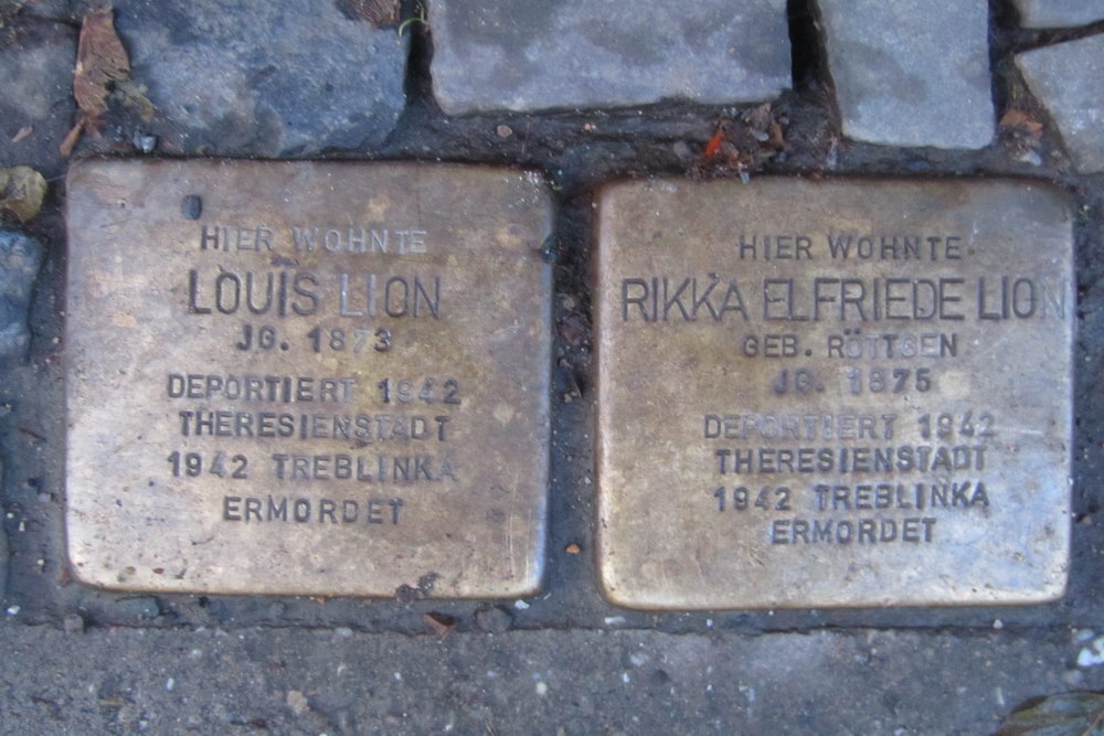 Stumbling Stones Kurfürstenstraße 23 #1