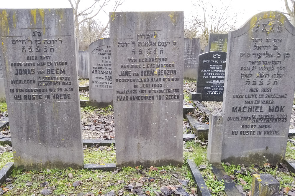 Dutch War Graves Jewish Cemetery Amsterdamse Vaart #2