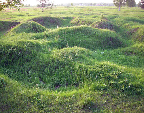 Russische Loopgraven Nevsky Pyatachok