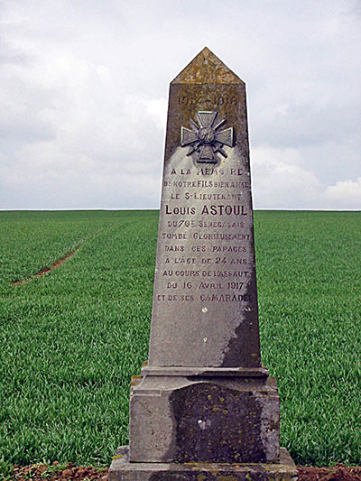 Memorial Sous-lieutenant Louis Astoul