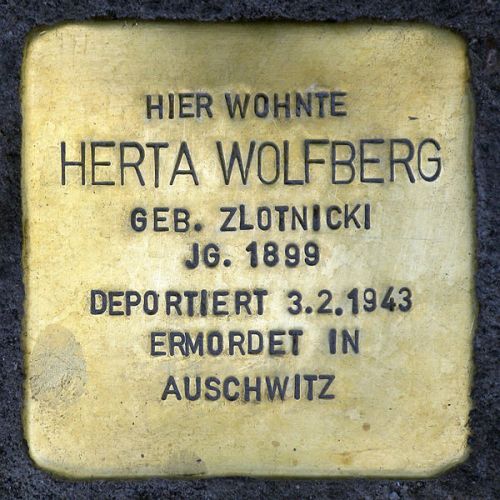 Stolpersteine Danziger Straße 116 #4
