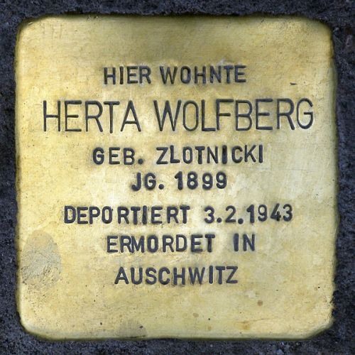 Stolpersteine Danziger Strae 116 #4