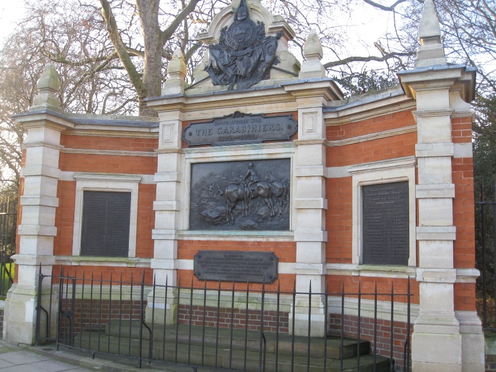 Boer War Memorial 6th Dragoon Guards (The Carabiniers) #1