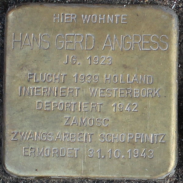 Stumbling Stones Mannheimer Straße 108 #3