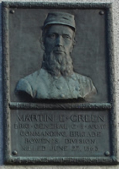 Gedenkteken Brigadier General Martin E. Green (Confederates) #1