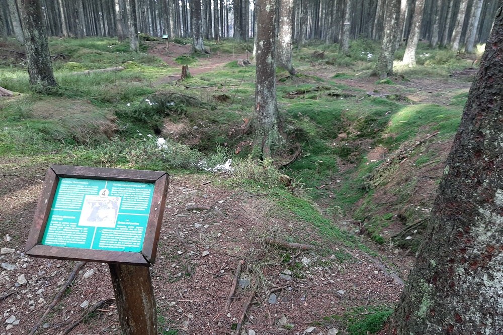 Memorial Site Hasselpath Position 4. German Headquarters and CP #2