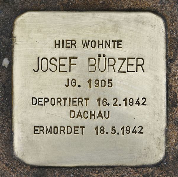 Stolperstein Griesmeisterstraße 20