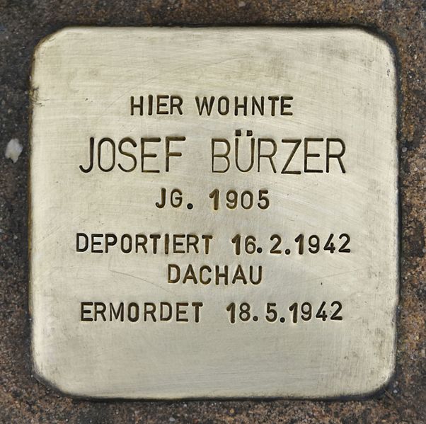 Stolperstein Griesmeisterstrae 20