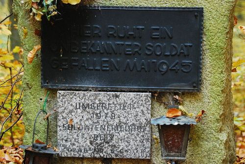 Former Field Grave Unknown German Soldier #2