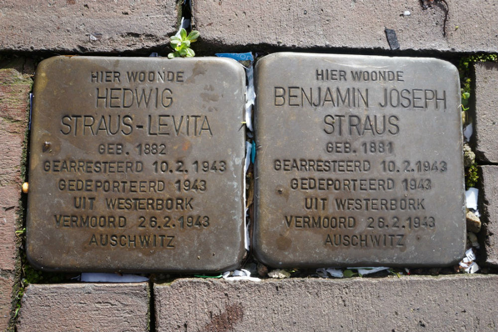 Stolpersteine Kellenstraat / Molenstraat