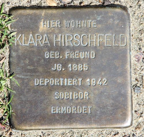 Stolpersteine Franziusweg 63 #4