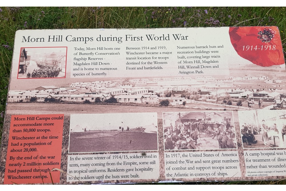 Informatiebord Morn Hill Camp #3