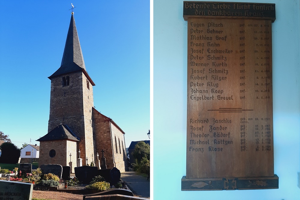 Memorials and Book of the Dead Parish Church Satzvey #2