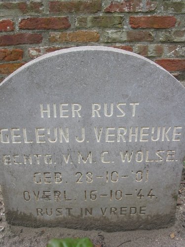 Dutch War Grave G.J. Verheijke #1