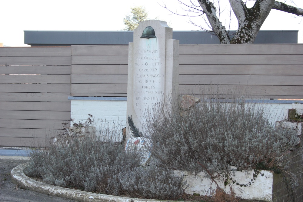 Monument Franse 110e Régiment d’Infanterie Chastre		 #2