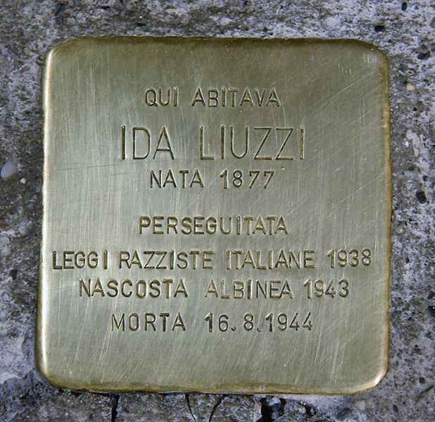 Stolperstein Via Roma 7