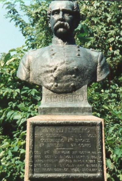 Buste van Brigadier General Edward Ferrero (Union)