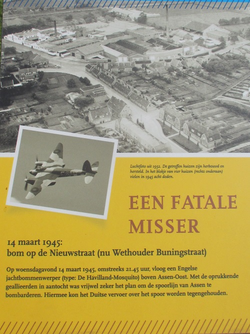 Plaquette Bombardement 14-03-1945 Assen #3