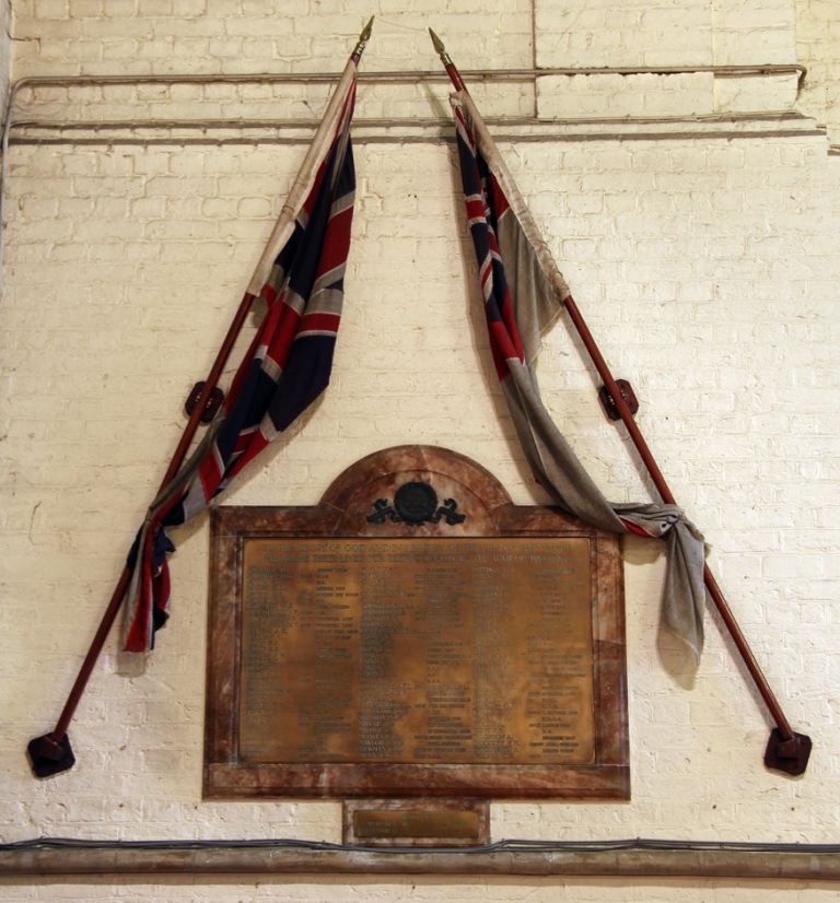 Monument Eerste Wereldoorlog St. Pauls Church