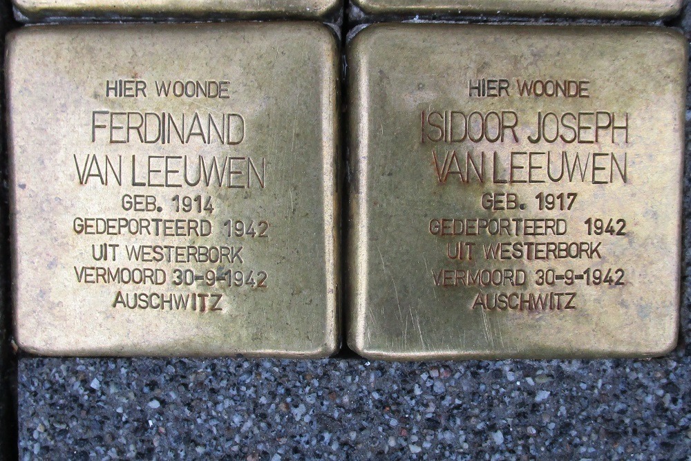 Stolpersteine Rodenrijsestraat 20a #3