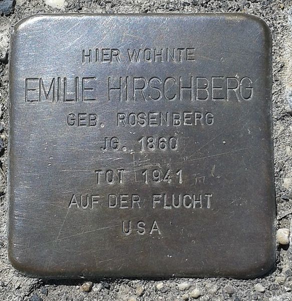 Stolperstein Koblenzer Straße 21