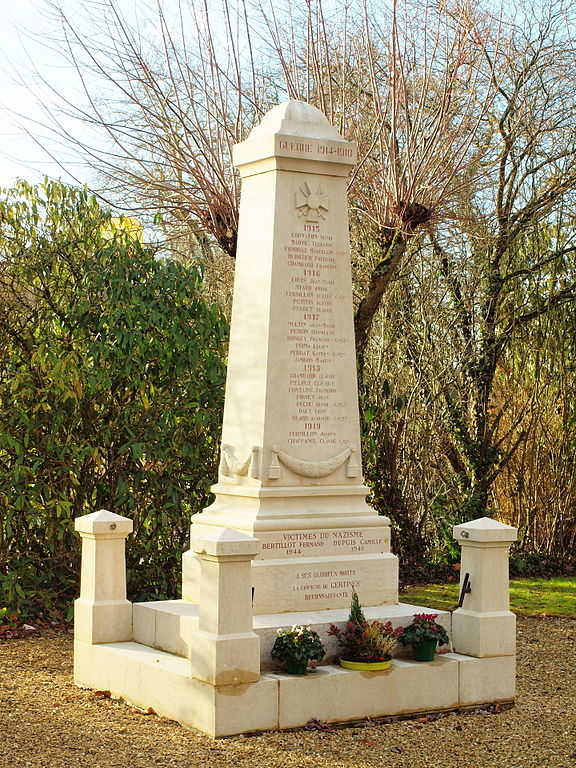 Oorlogsmonument Certines