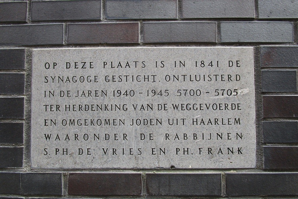 Memorial Deported Jewish Haarlem #1