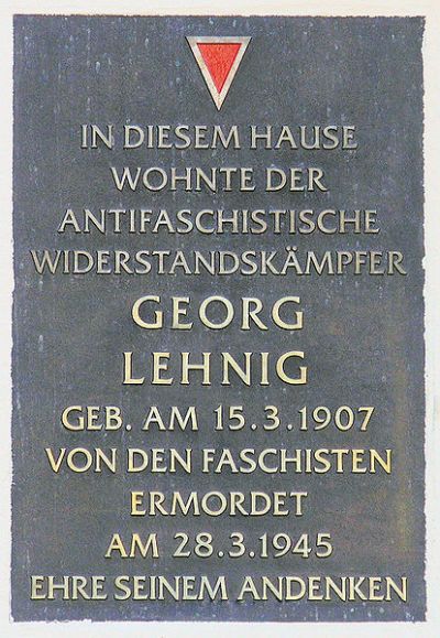 Gedenkteken Georg Lehnig #1