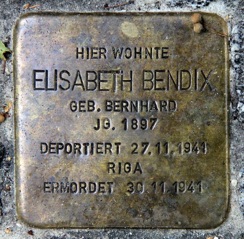 Stolpersteine Lynarstrae 9 #1