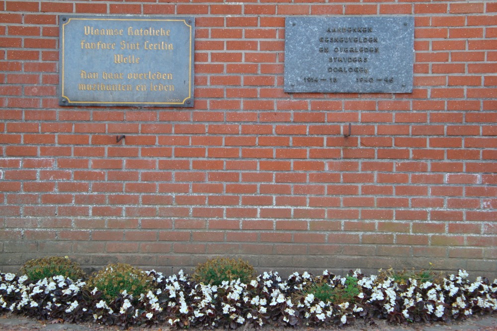 Commemorative Plate Cemetery Welle #2