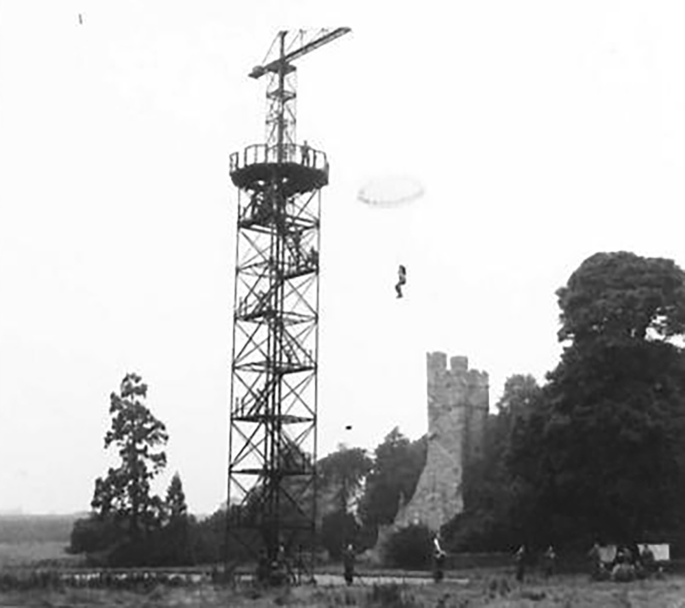 Remains Parachute Tower Lundin #1