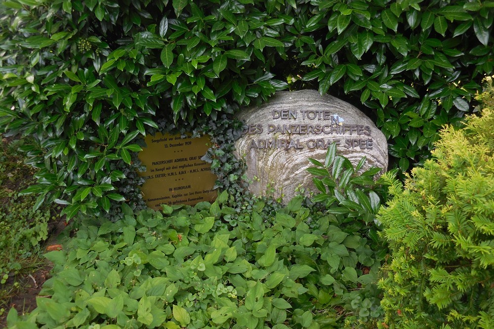 Memorial Stone Armoured Ship 'Admiral Graf Spee' #1