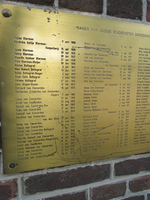 Memorial Jewish Victims Synagogue Coevorden #2