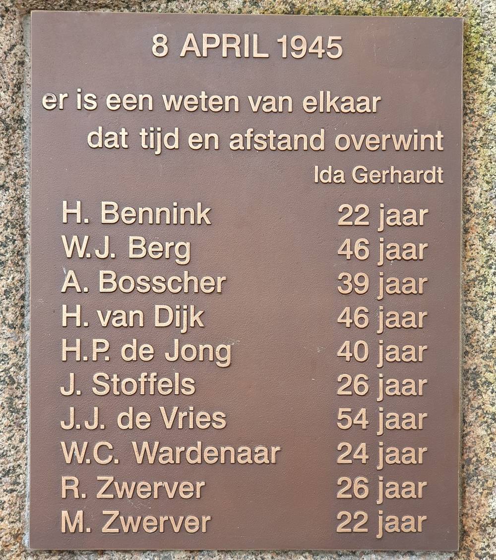 Monument Executies Bonhagen 8 April 1945 #3