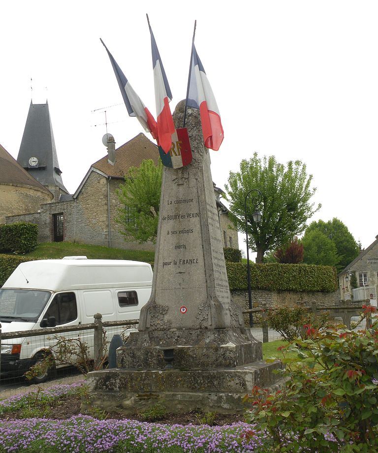 Oorlogsmonument Boury-en-Vexin #1