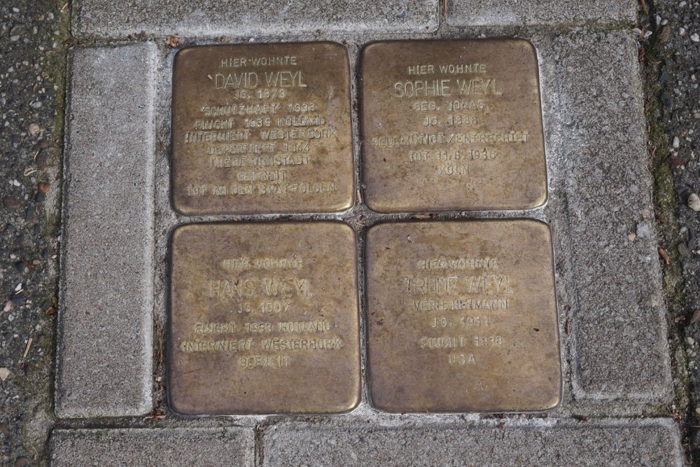 Stolpersteine Lindenallee 32